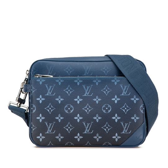 Louis Vuitton Trio Messenger Blue Monogram Canvas
