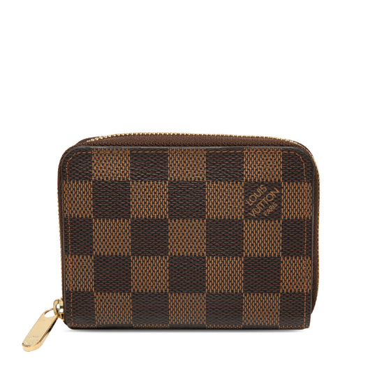 Louis Vuitton Zippy Coin Purse Damier Ebene Canvas