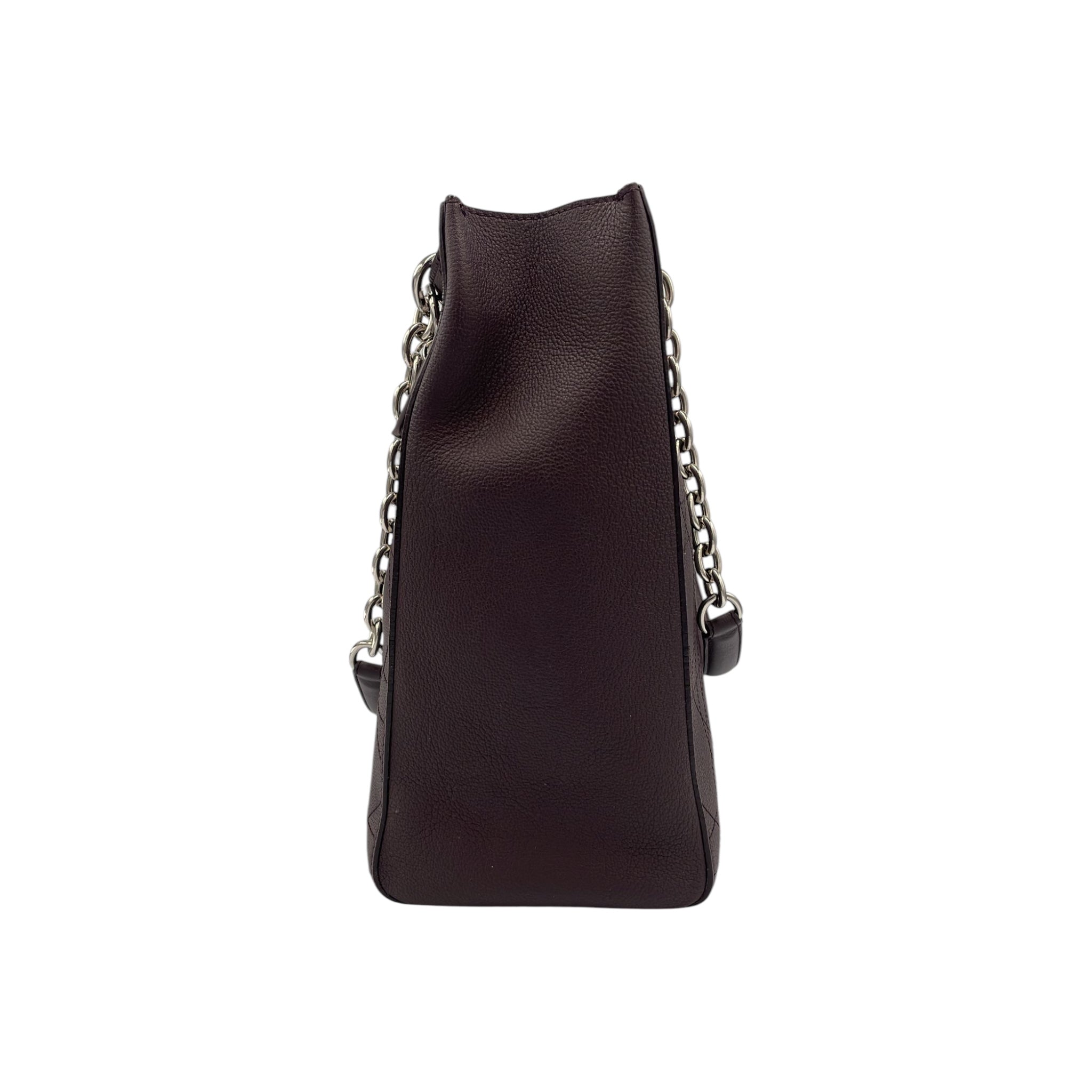 Dior Lady Dior Soft Tote Large Purple Cannage