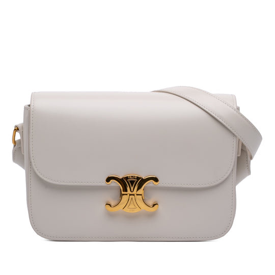Celine Classique White Calfskin
