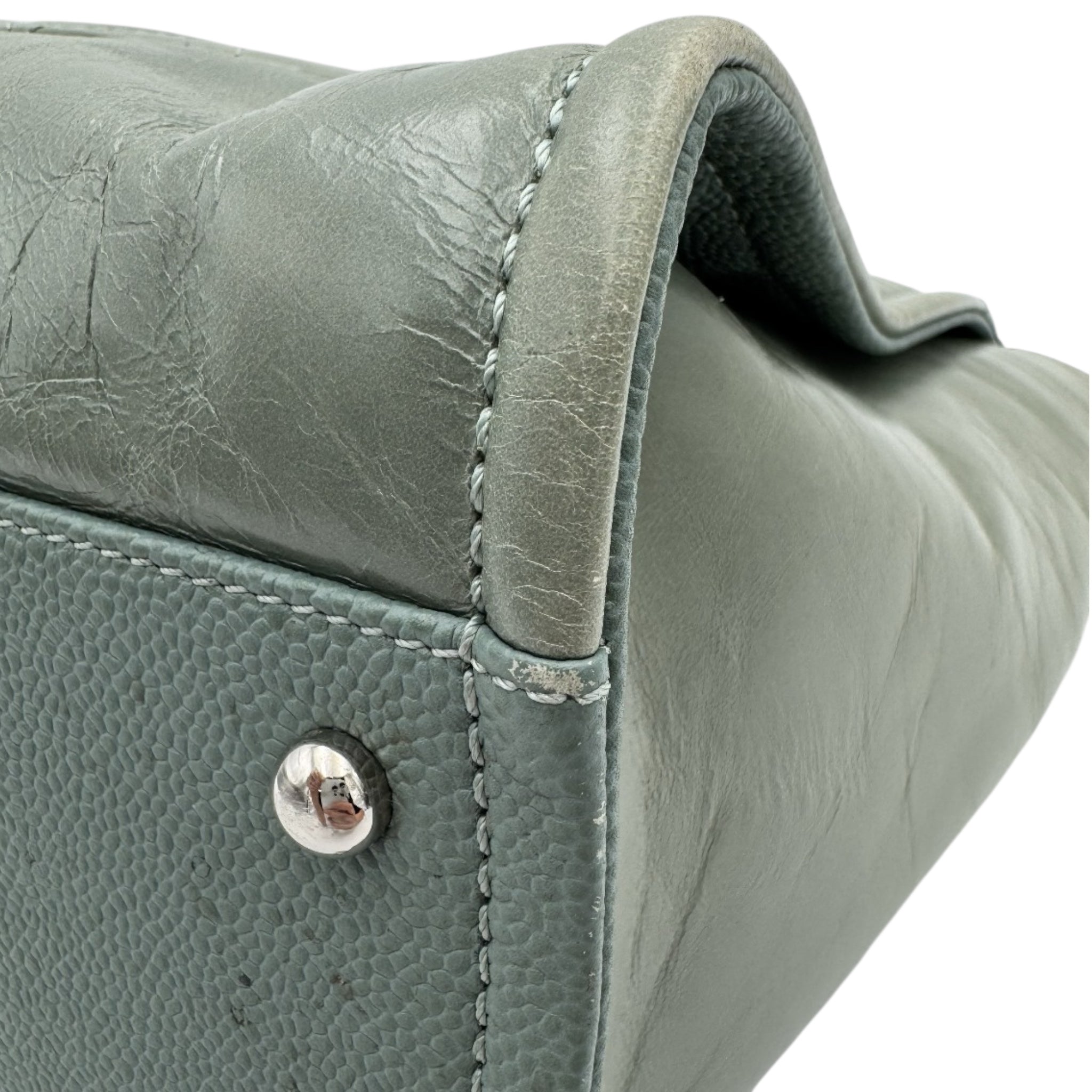 Chanel Tote Bag Black Coated Canvas