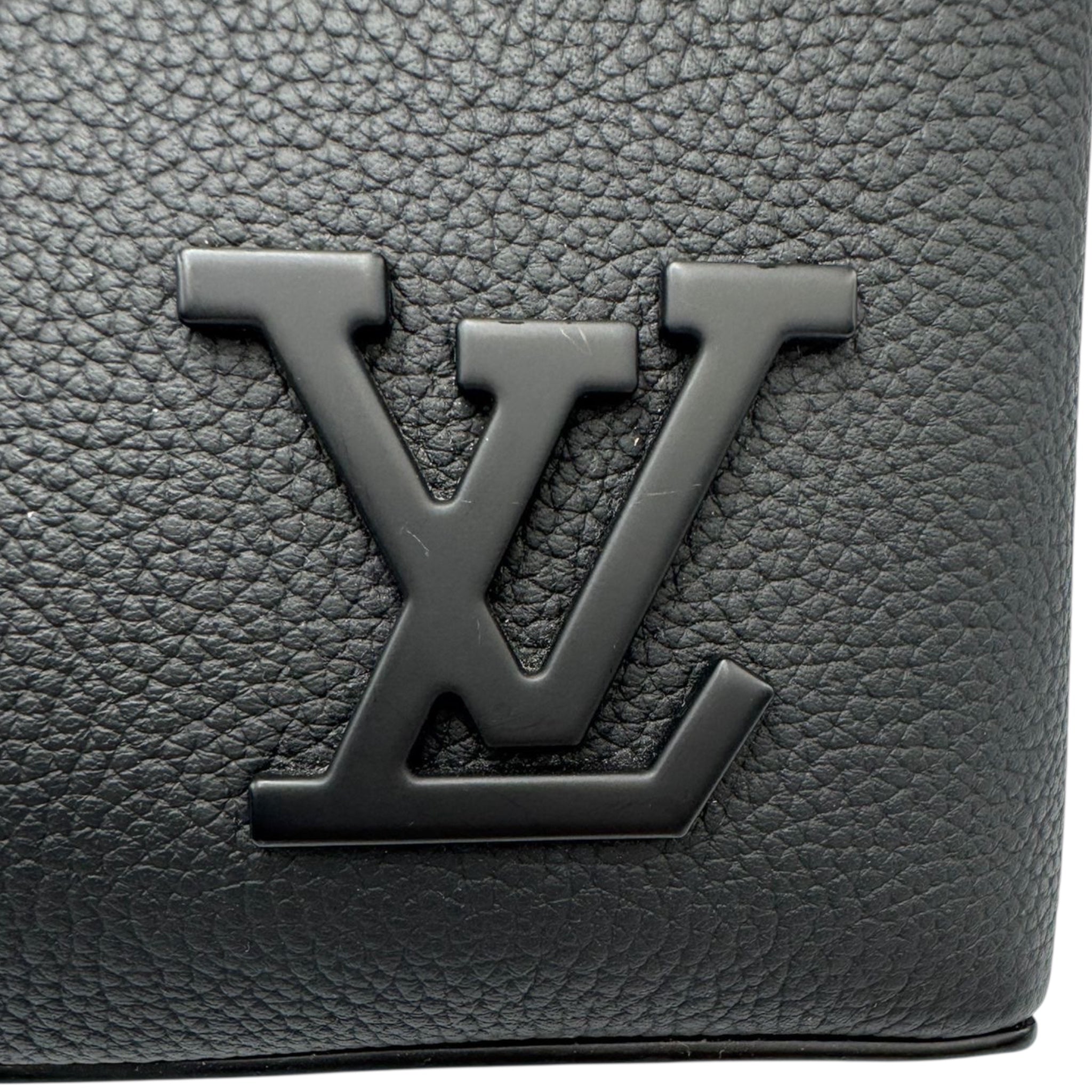 Louis Vuitton Aerogram Takeoff Sling Bag Black