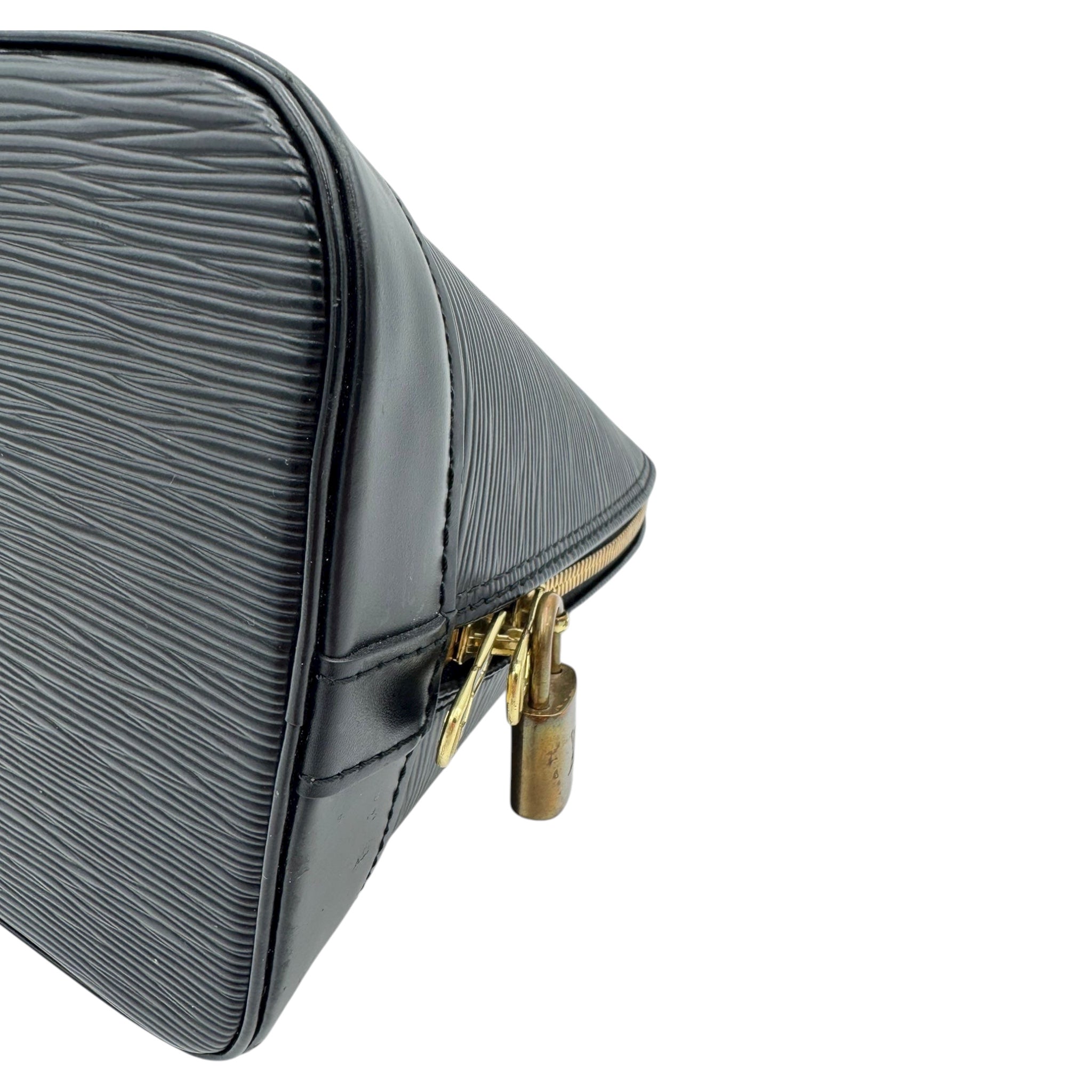 Louis Vuitton Alma PM Black Epi