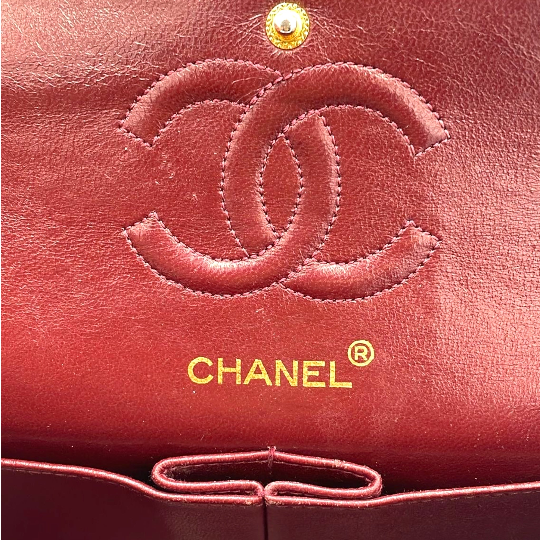 Chanel Classic Double Flap Small Marine Blue Lambskin Gold
