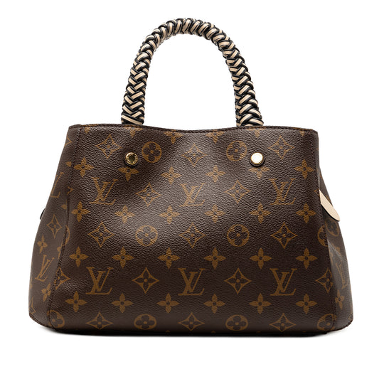 Louis Vuitton Montaigne BB Braided Handle Monogram Canvas