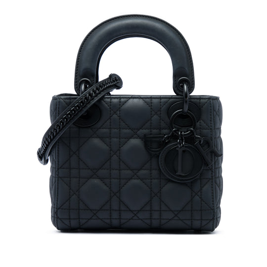 Dior Lady Dior Mini Black Calfskin