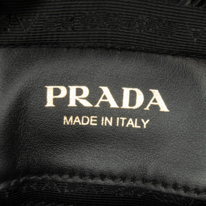 Prada Symbole Triangolo Crossbody Bag Green Canvas