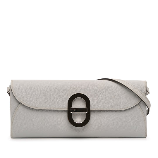 Hermès Maillon To Go Wallet Gris Pale Calfskin