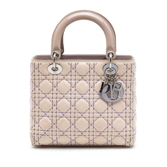 Dior Lady Dior Medium Beige Lambskin
