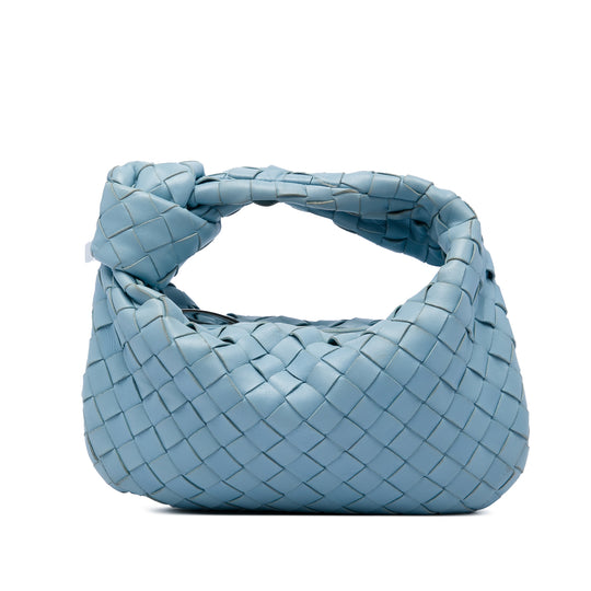 Bottega Veneta Jodie Mini Blue Nappa Leather