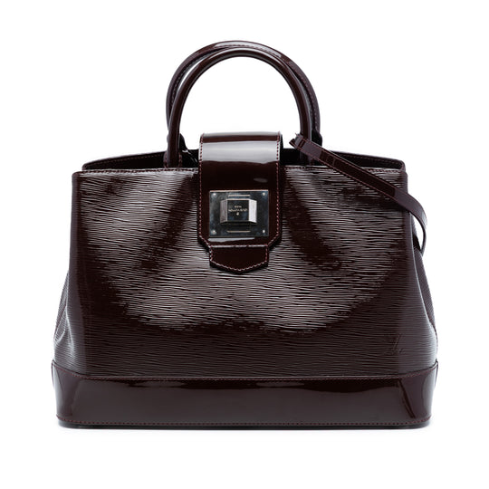 Louis Vuitton Mirabeau GM Purple Epi Leather