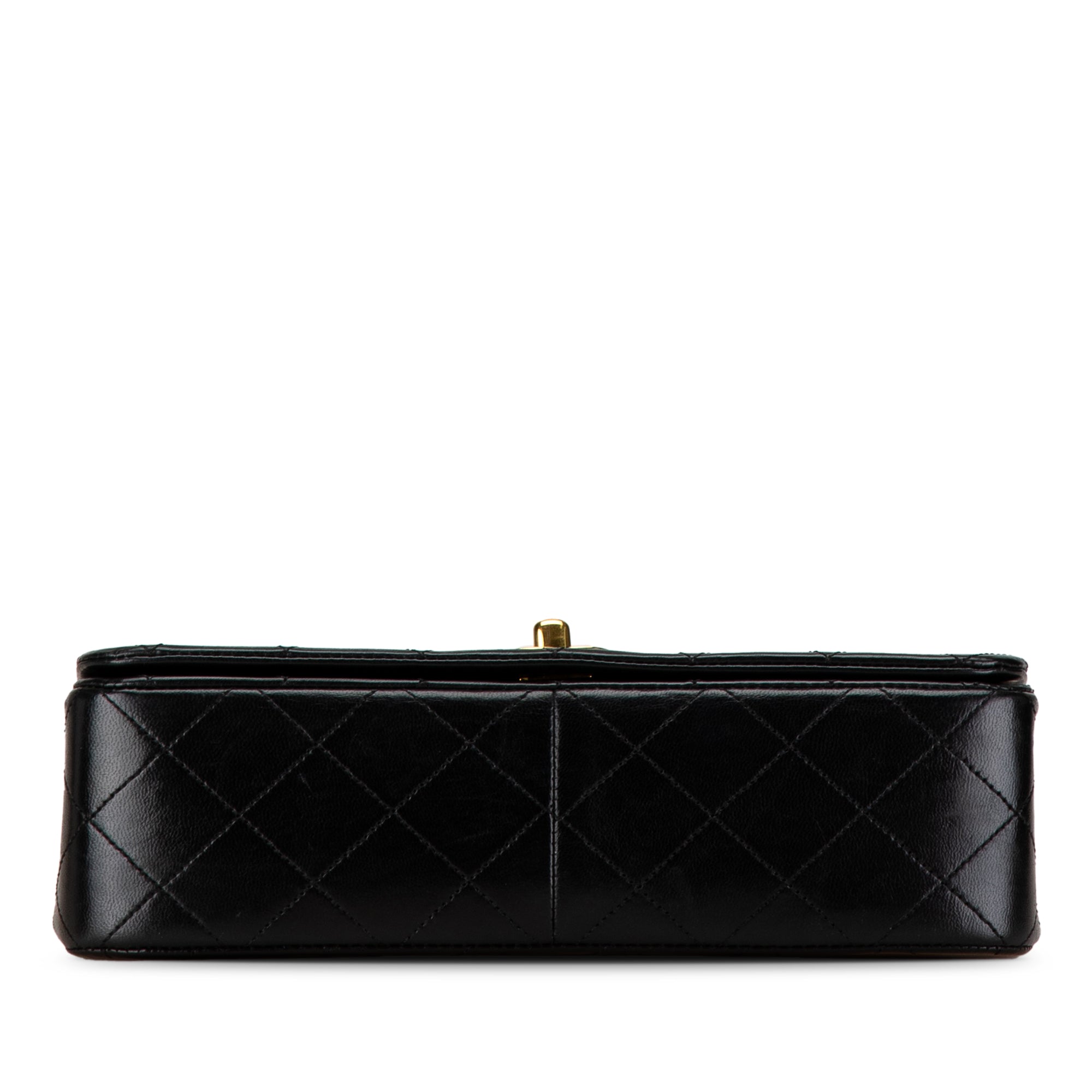 Chanel Full Flap Bag Black Lambskin Gold