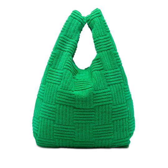 Bottega Veneta Shopping Tote Green Cotton