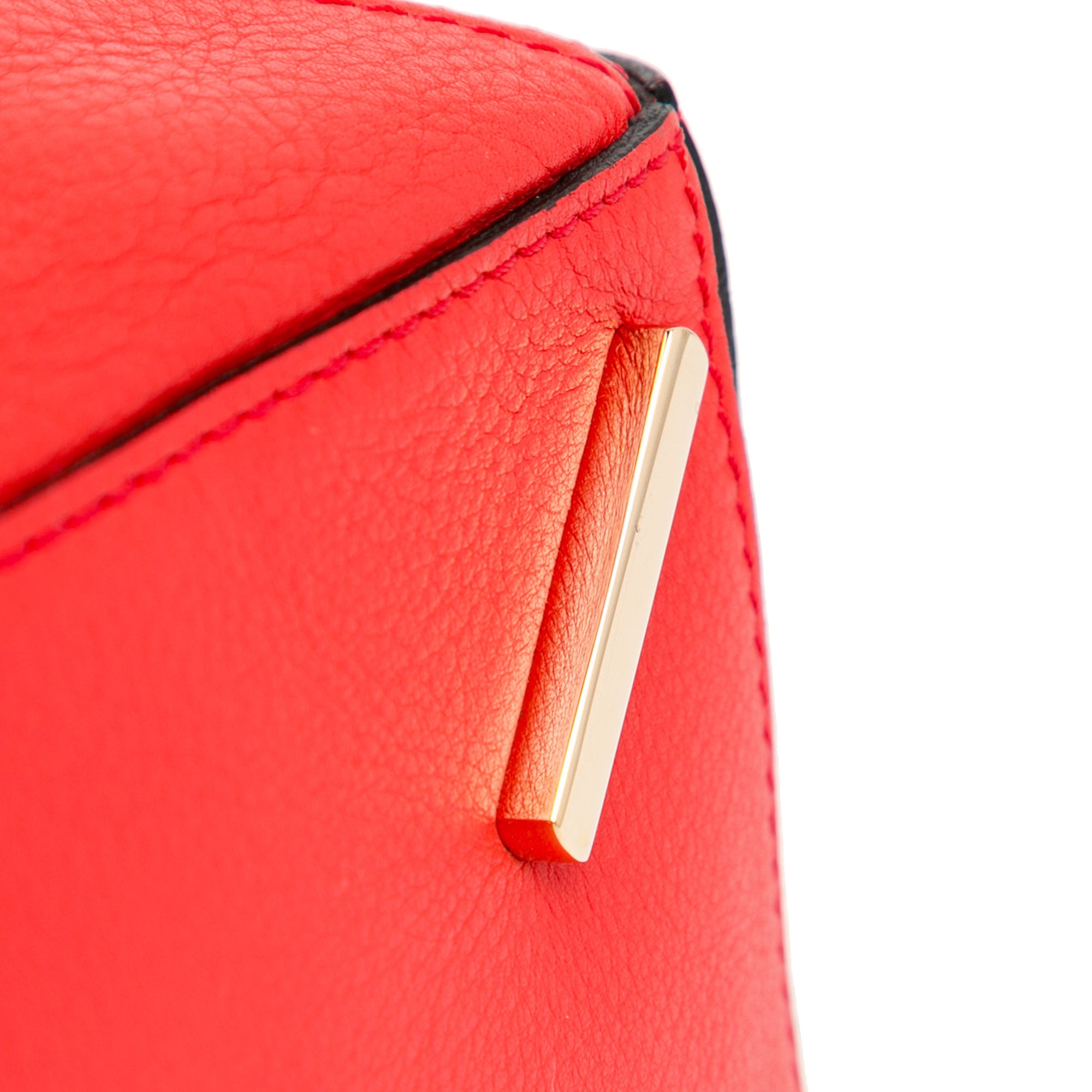 Loewe Puzzle Bag Medium Red Calfskin