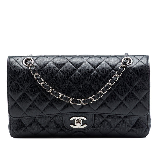 Chanel Classic Double Flap Medium Black Caviar
