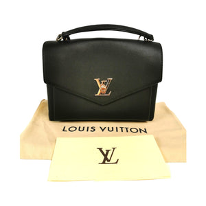 Louis Vuitton Mylockme Top Handle Black Taurillon
