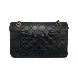 Chanel Classic Double Flap Medium Black Lambskin Gold