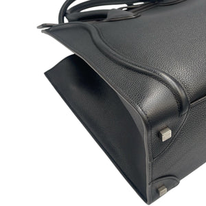 Celine Luggage Handbag Mini Black