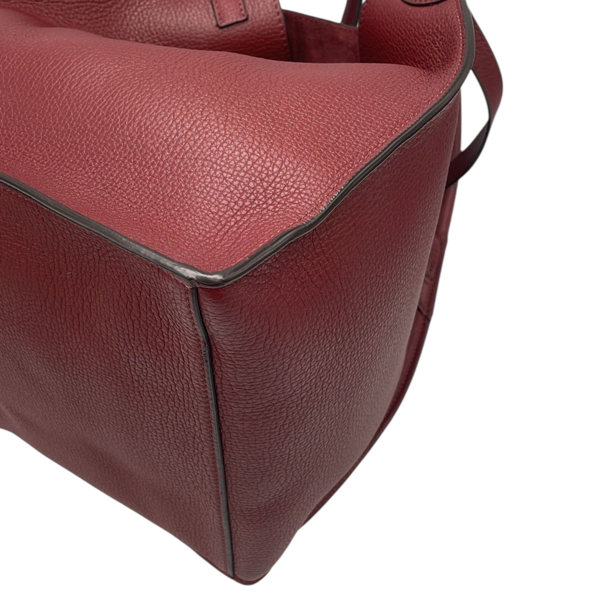 Celine Big Bag Small Red Leather
