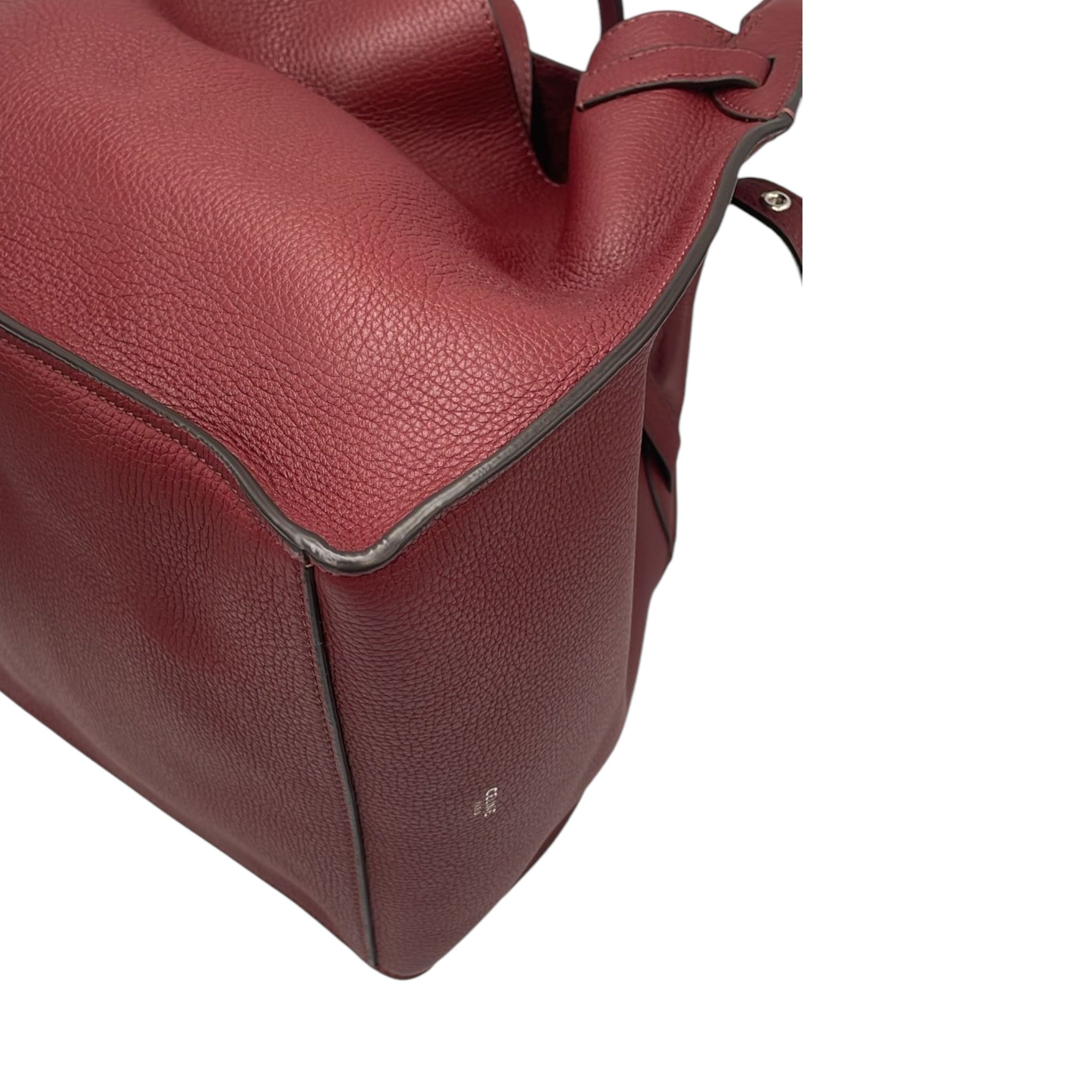 Celine Big Bag Small Red Leather