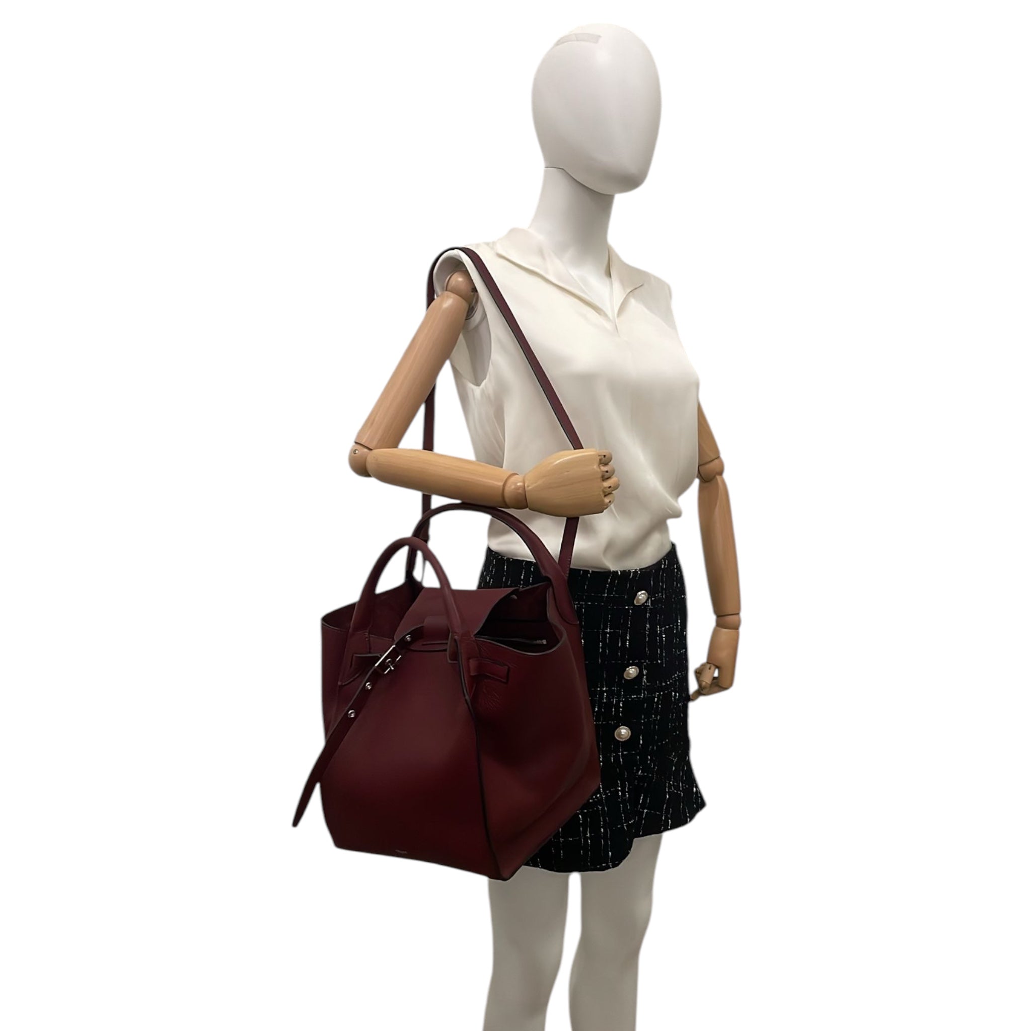 Celine Big Bag Small Red Leather