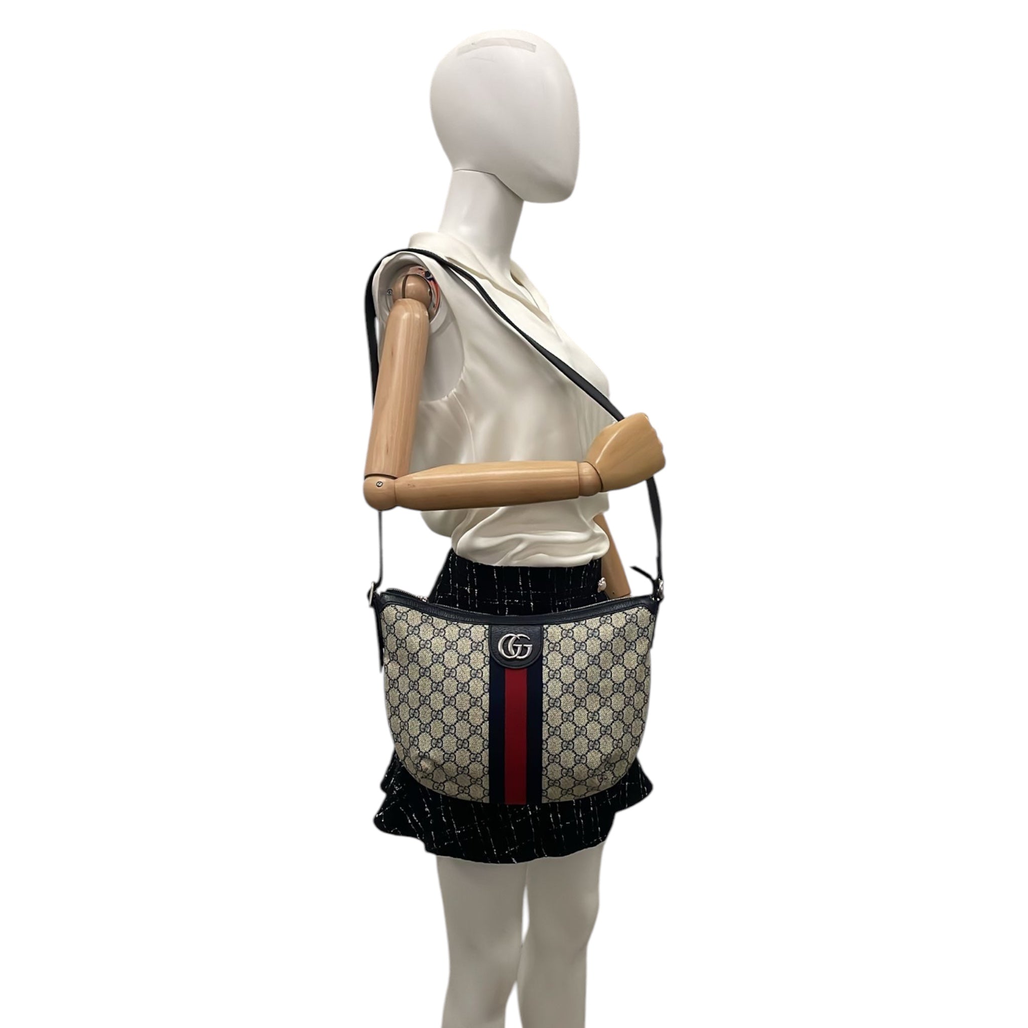Gucci Ophidia Shoulder Bag GG Web Canvas