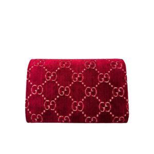Gucci Dionysus Chain Wallet Red Velvet