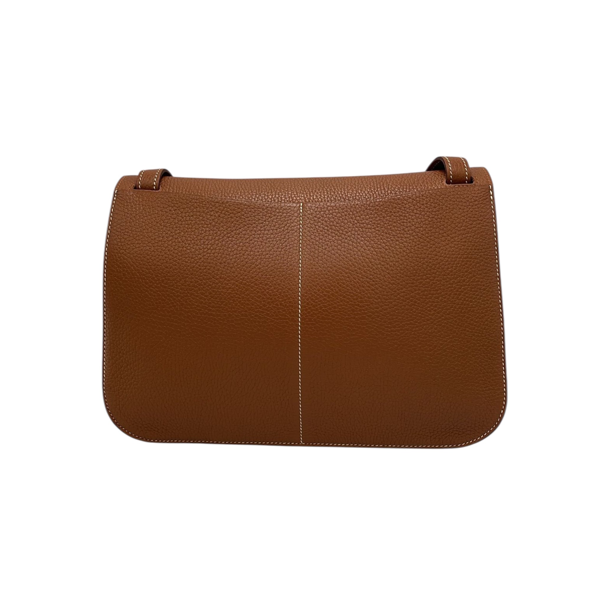 Hermès Halzan 31 Camel Clemence