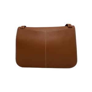 Hermès Halzan 31 Camel Clemence
