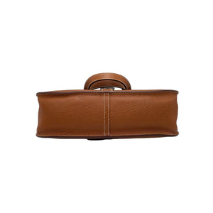 Hermès Halzan 31 Camel Clemence