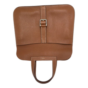 Hermès Halzan 31 Camel Clemence