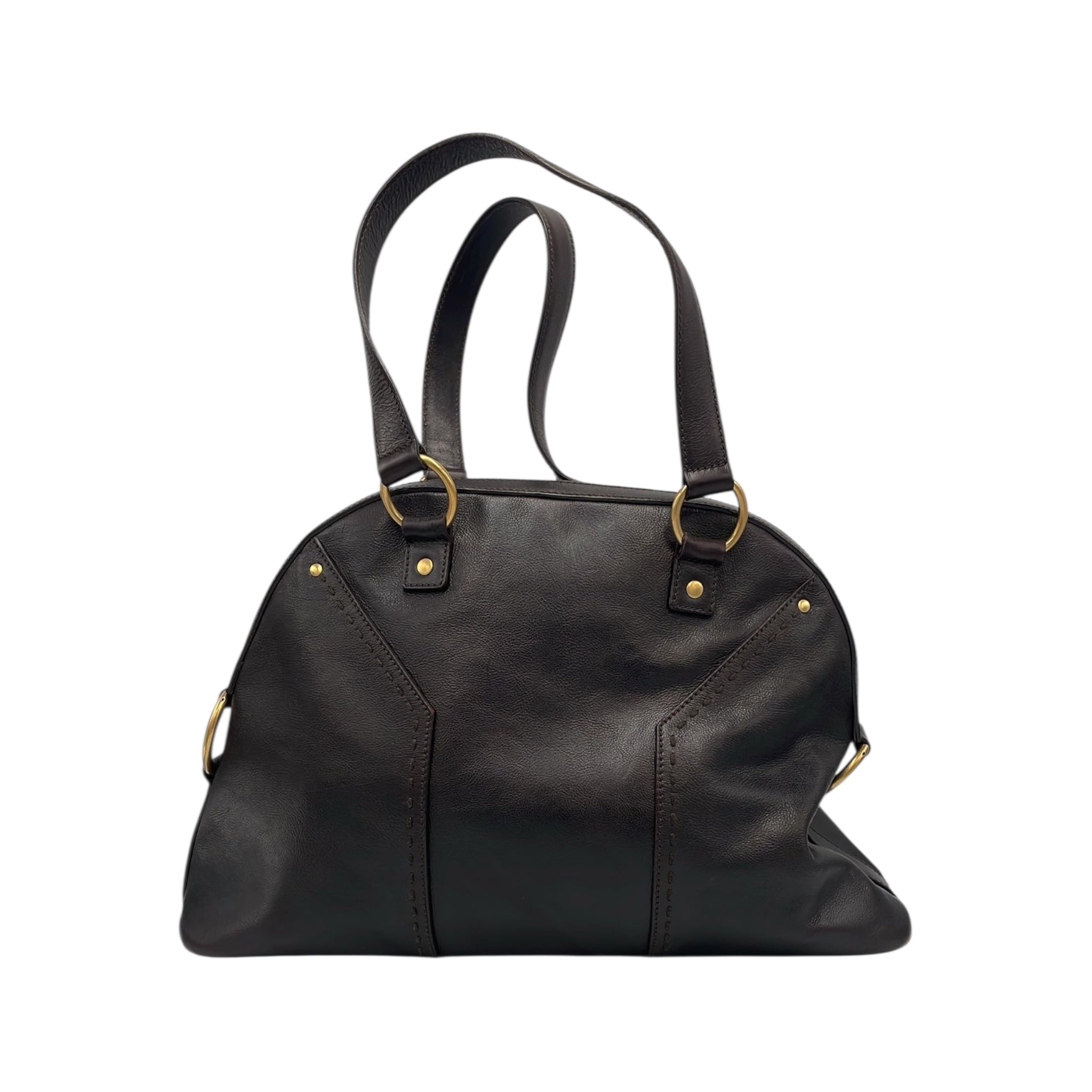 Yves Saint Laurent Muse Brown Leather