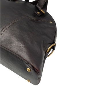 Yves Saint Laurent Muse Brown Leather