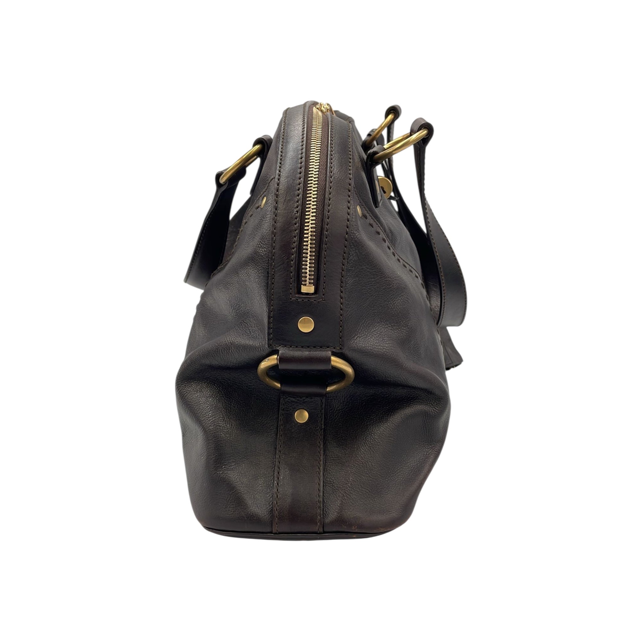 Yves Saint Laurent Muse Brown Leather