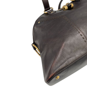 Yves Saint Laurent Muse Brown Leather