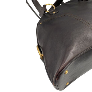 Yves Saint Laurent Muse Brown Leather