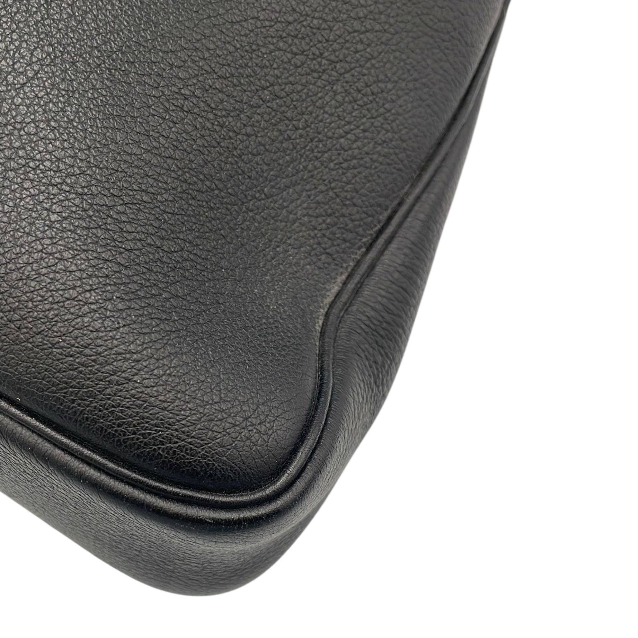 Hermès Massai Black Togo Palladium