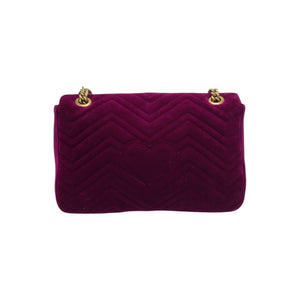Gucci Marmont Large Pink Velvet Gold