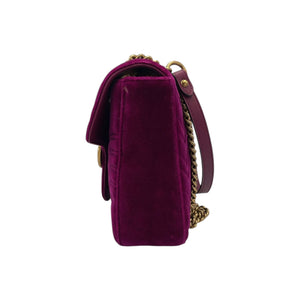 Gucci Marmont Large Pink Velvet Gold