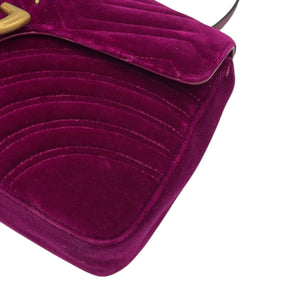 Gucci Marmont Large Pink Velvet Gold
