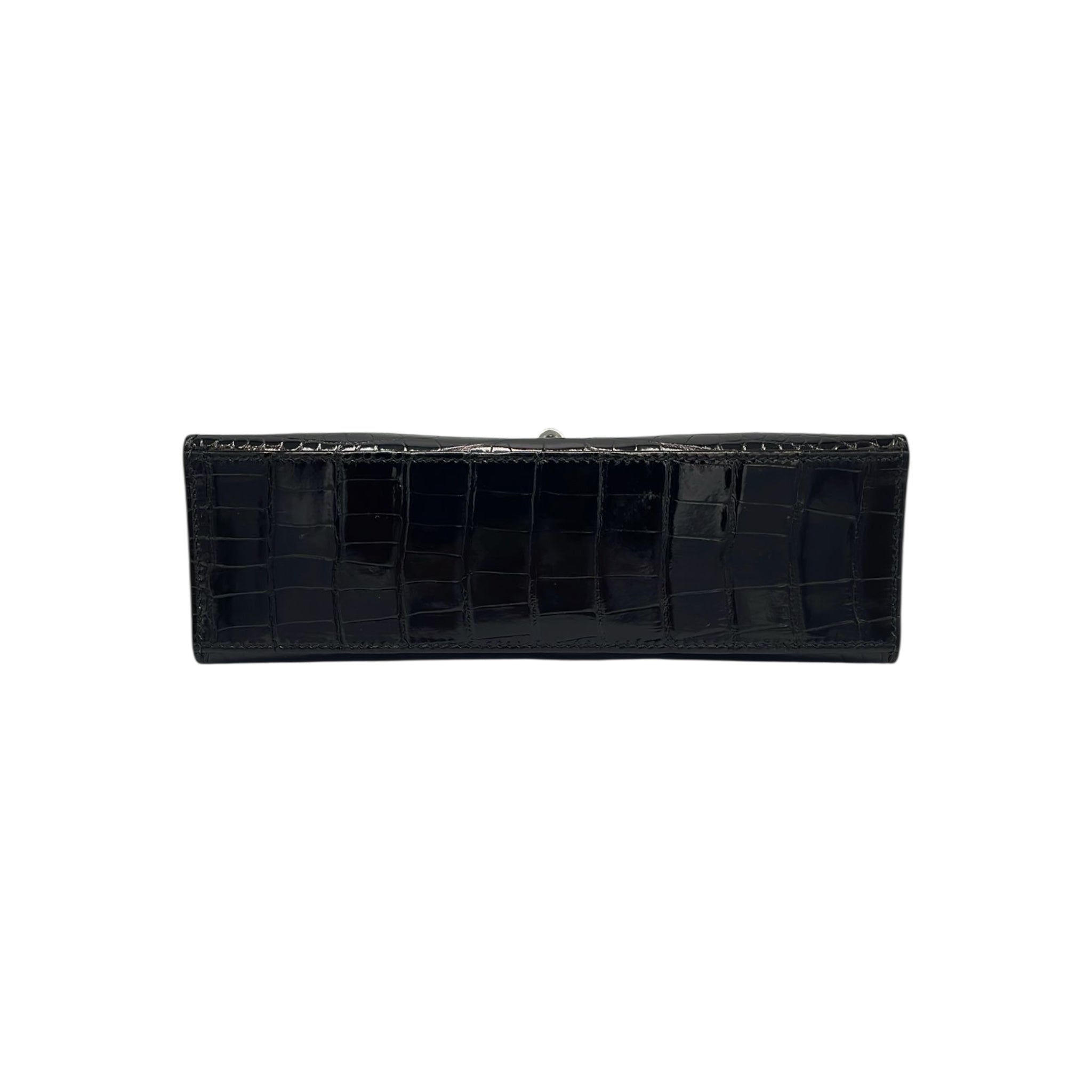 Hermès Kelly Mini Pochette 22 Black Niloticus Crocodile