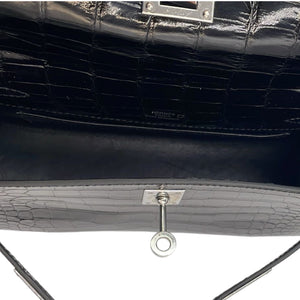 Hermès Kelly Mini Pochette 22 Black Niloticus Crocodile