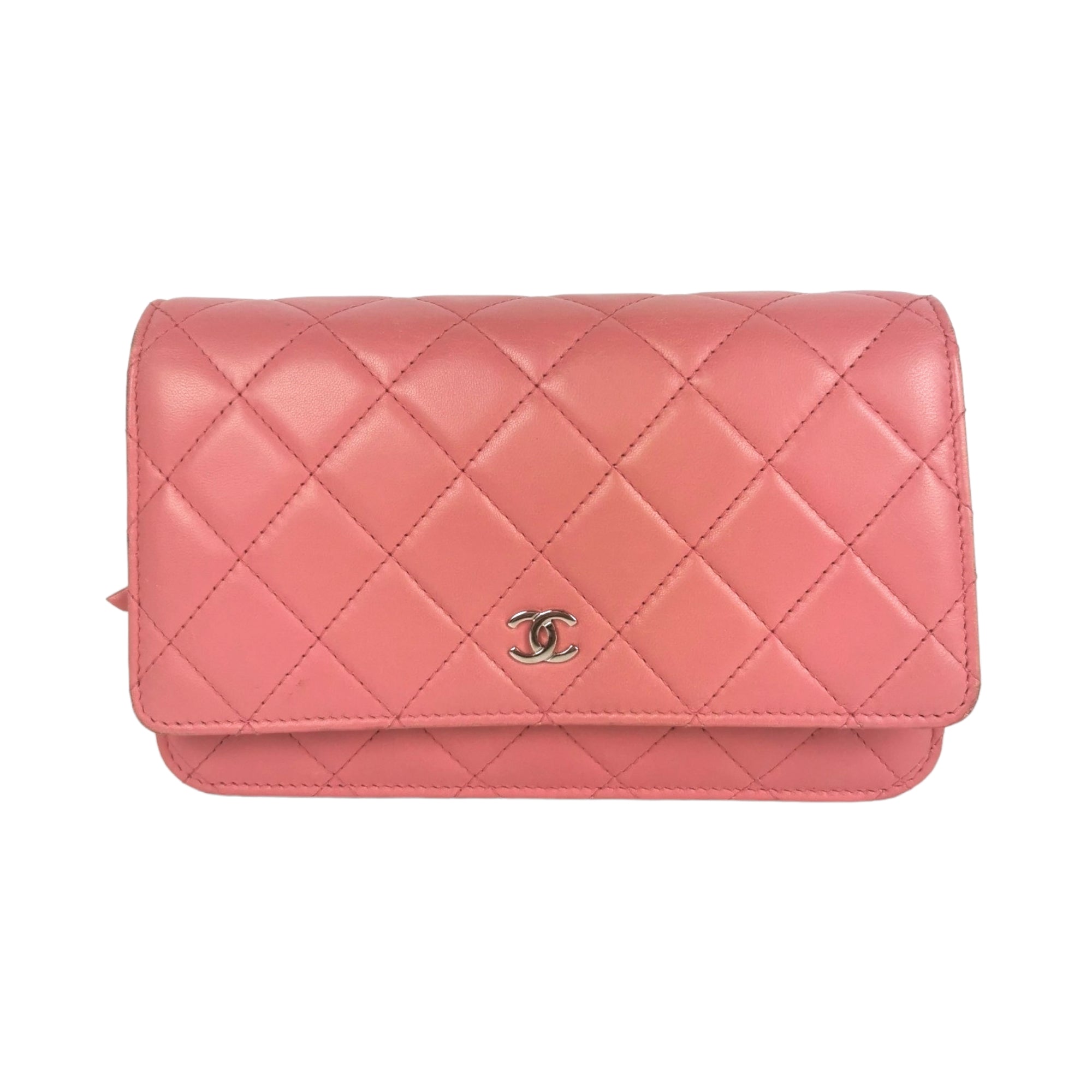 Chanel Red Half Moon Wallet on Chain WOC Flap Bag SHW Lambskin – Boutique  Patina