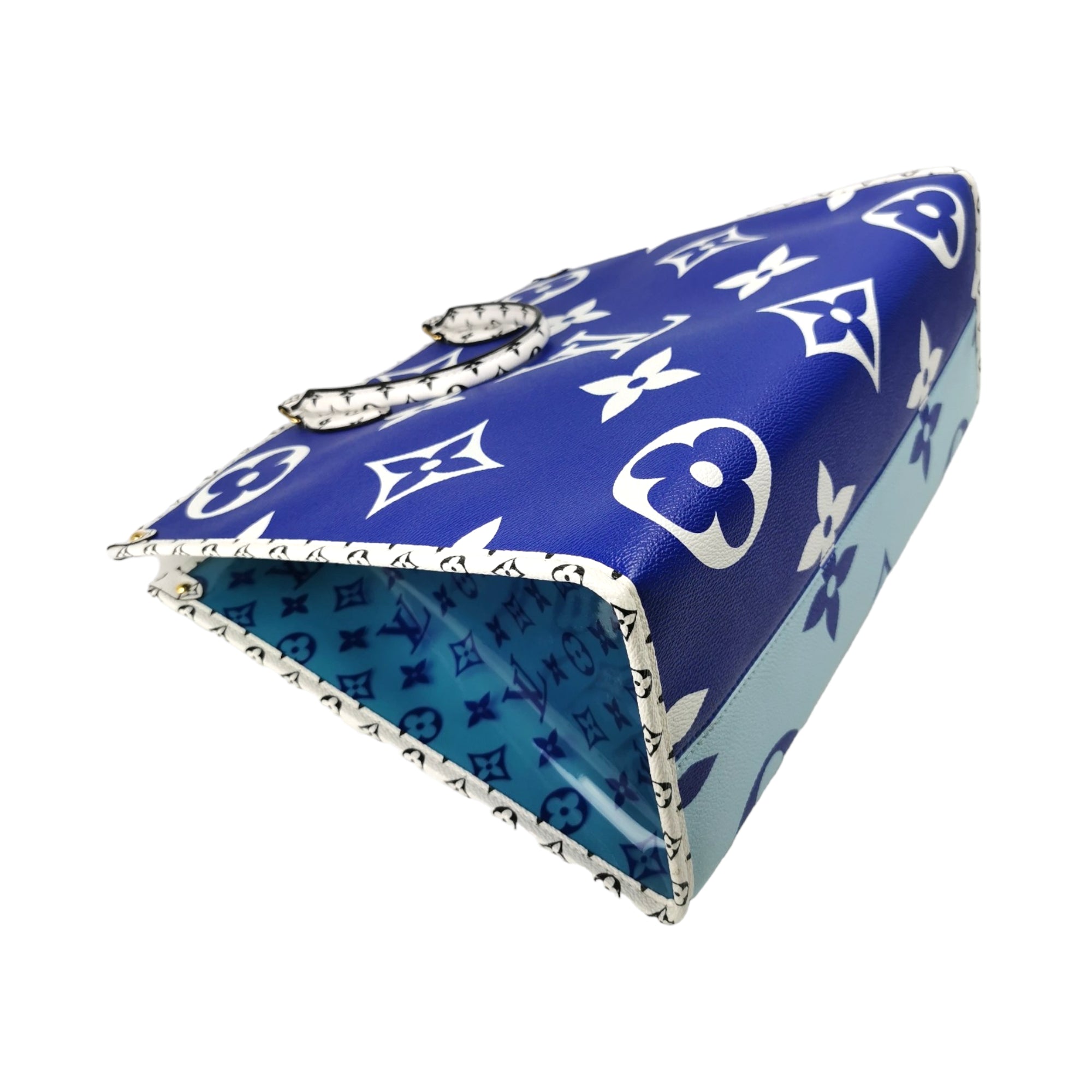Louis Vuitton Beach Towel Bandana Blue White Monogram with Box