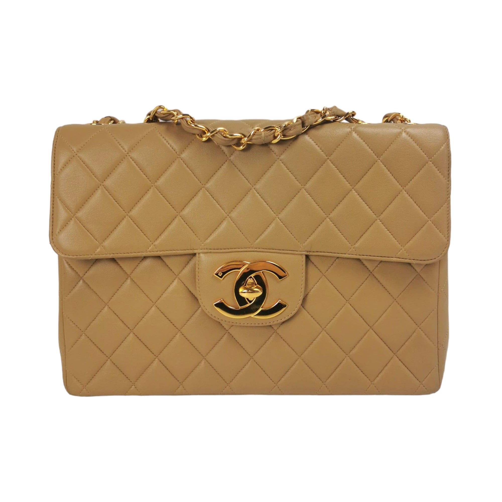 Chanel Black Quilted Lambskin Maxi Classic Double Flap Gold Hardware,  2015-2016 Available For Immediate Sale At Sotheby's