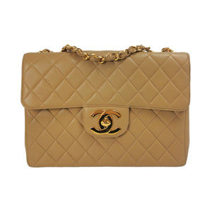 Mini sac Chanel classique beige
