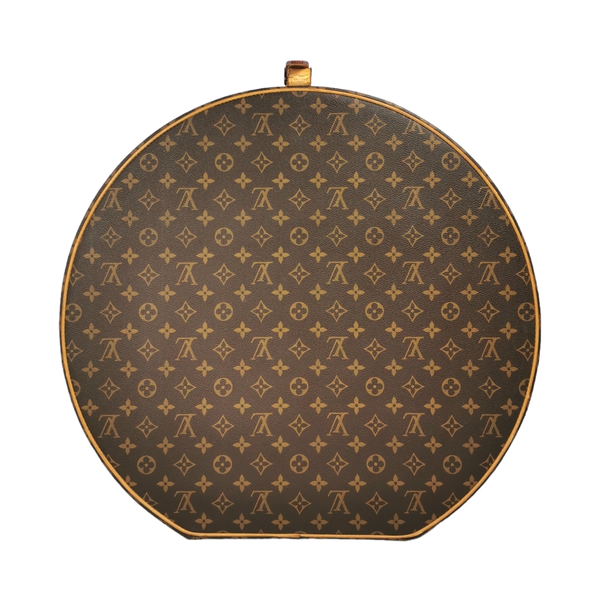 Louis Vuitton Brown Monogram Canvas Boite Chapeaux 50 Gold