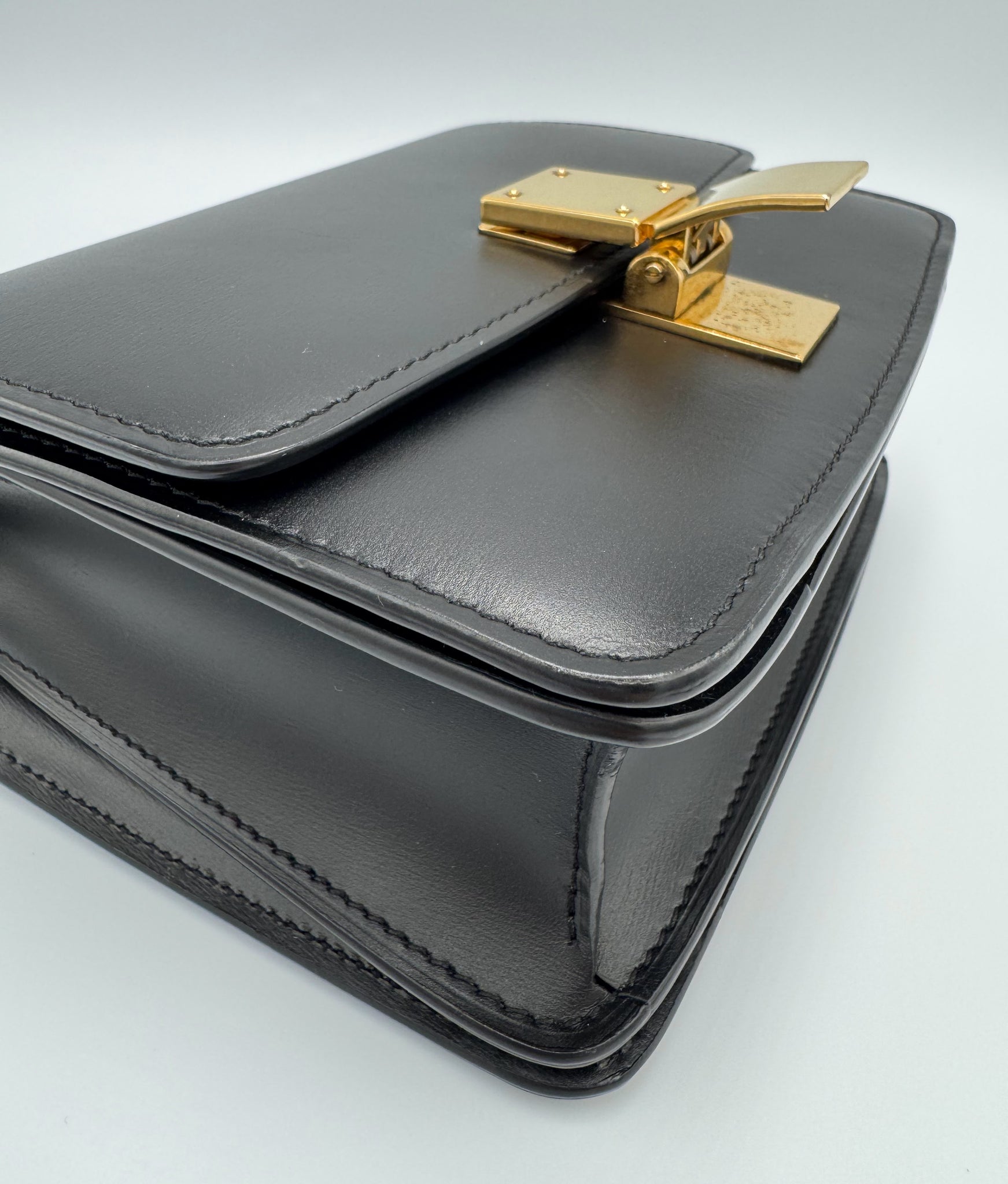 Celine Classic Box Small Red Calfskin