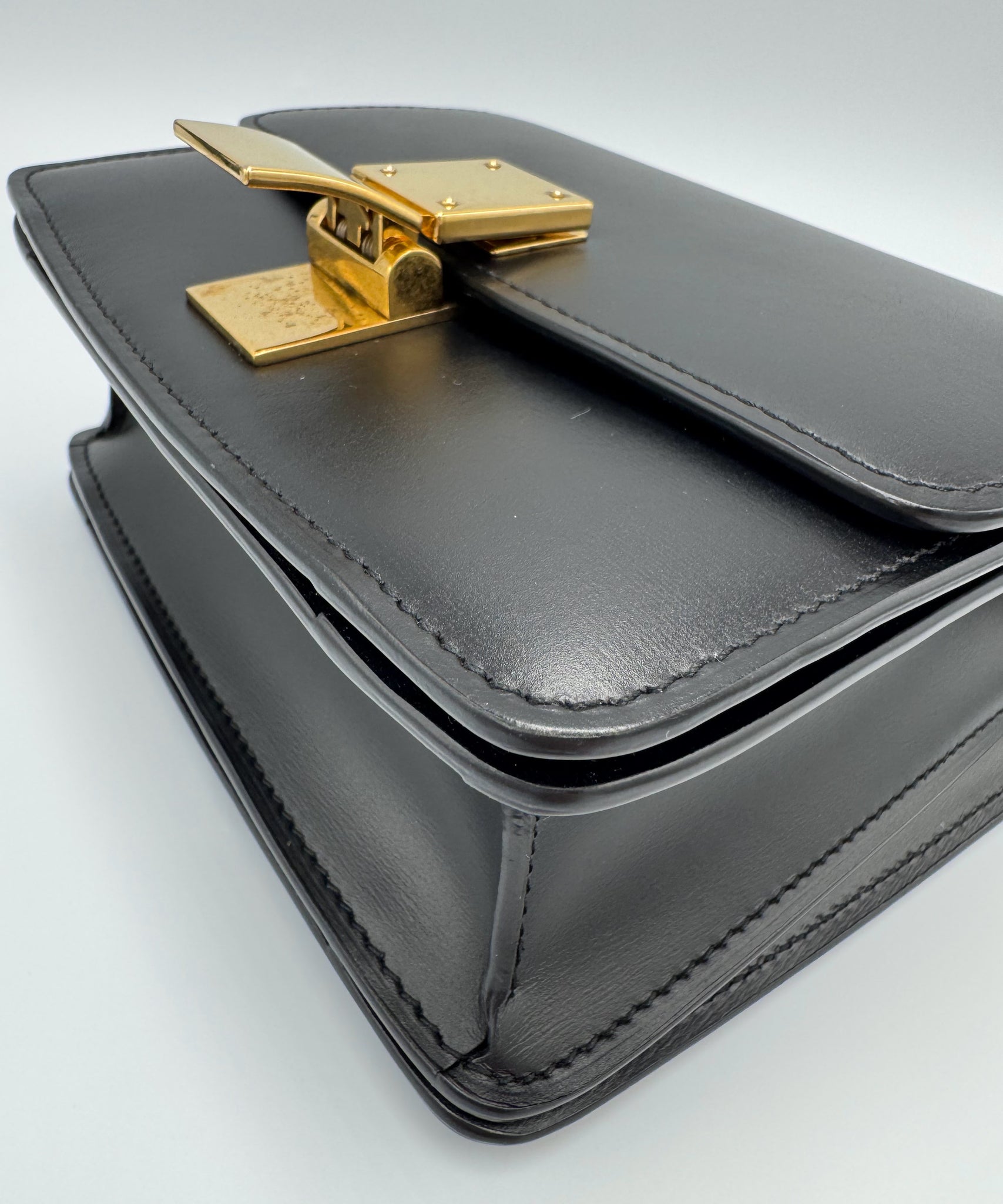 Celine Classic Box Small Red Calfskin