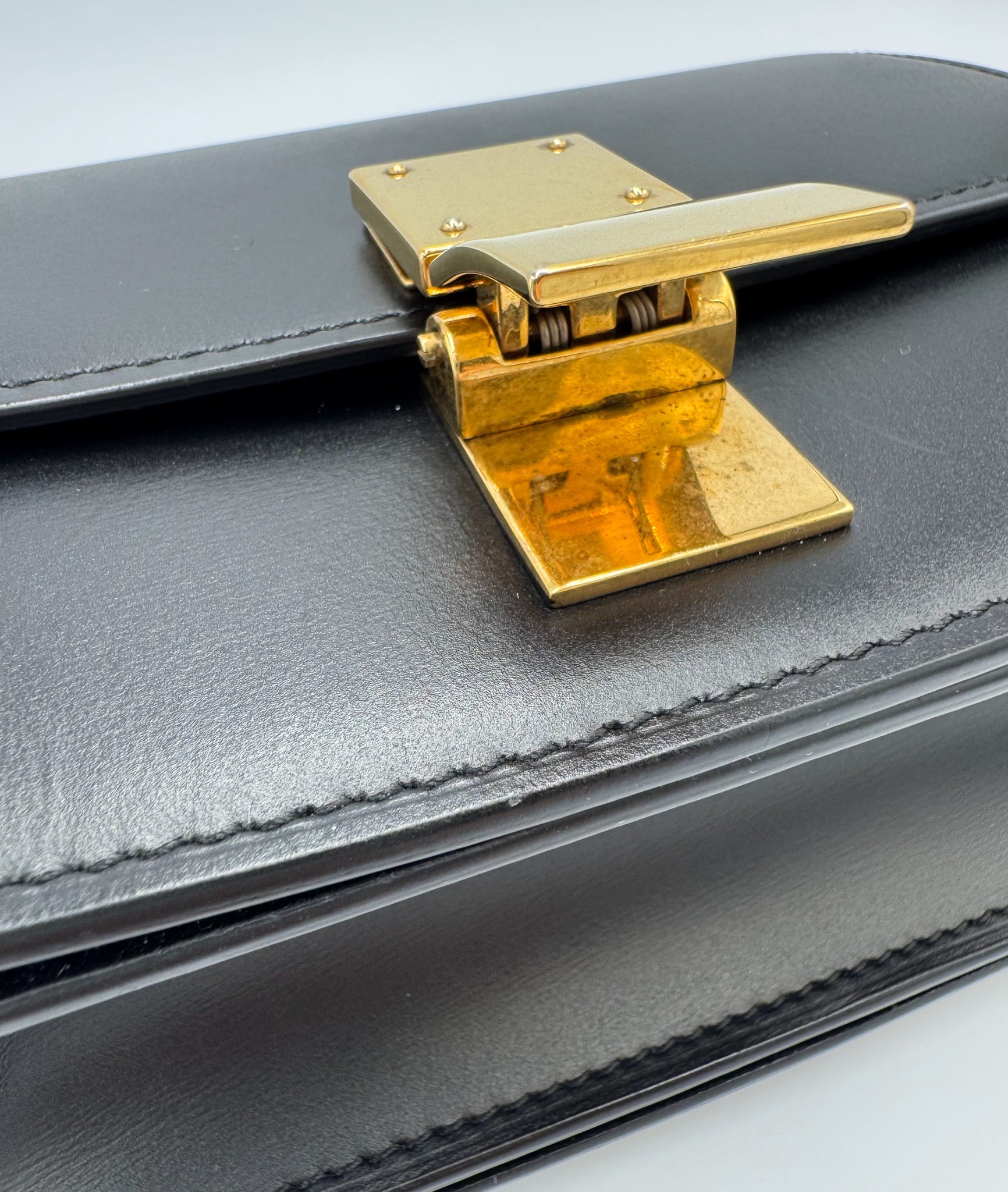 Celine Classic Box Small Red Calfskin